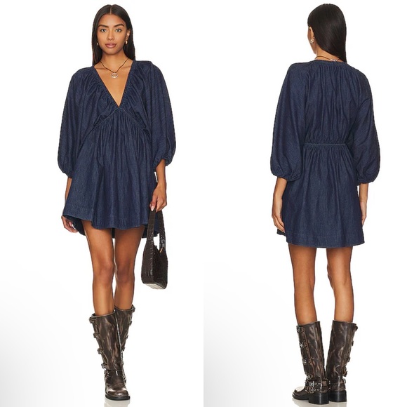 Free People Dresses & Skirts - NWT Free People Portia Denim Dress